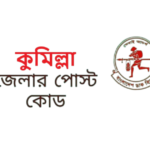 কুমিল্লা জেলার পোস্ট কোড