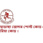 চুয়াডাঙ্গা জেলার পোস্ট কোড