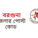 বরগুনা জেলার পোস্ট কোড