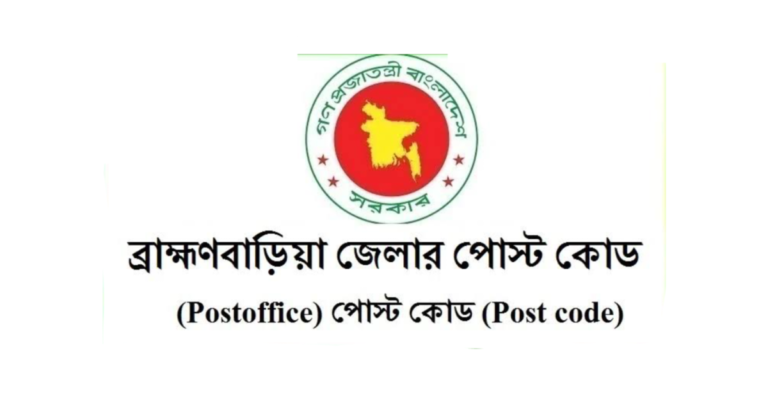 ব্রাহ্মণবাড়িয়া জেলার পোস্ট কোড