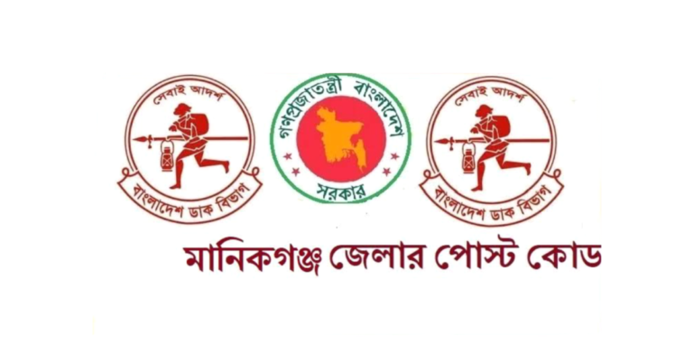 মানিকগঞ্জ জেলার পোস্ট কোড