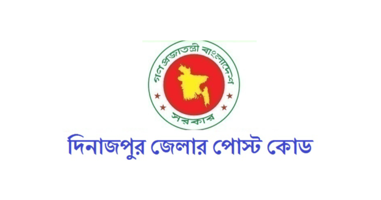 দিনাজপুর জেলার পোস্ট কোড