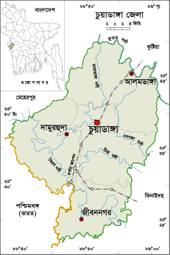 চুয়াডাঙ্গা সদর উপজেলার ইউনিয়ন সমূহ