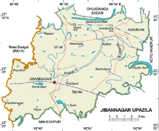 জীবননগর উপজেলার ইউনিয়ন সমূহ