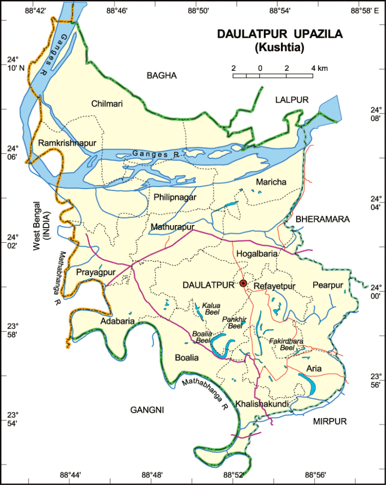 দৌলতপুর উপজেলার ইউনিয়ন সমূহ