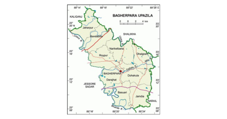 বাঘারপাড়া উপজেলার ইউনিয়ন সমূহ