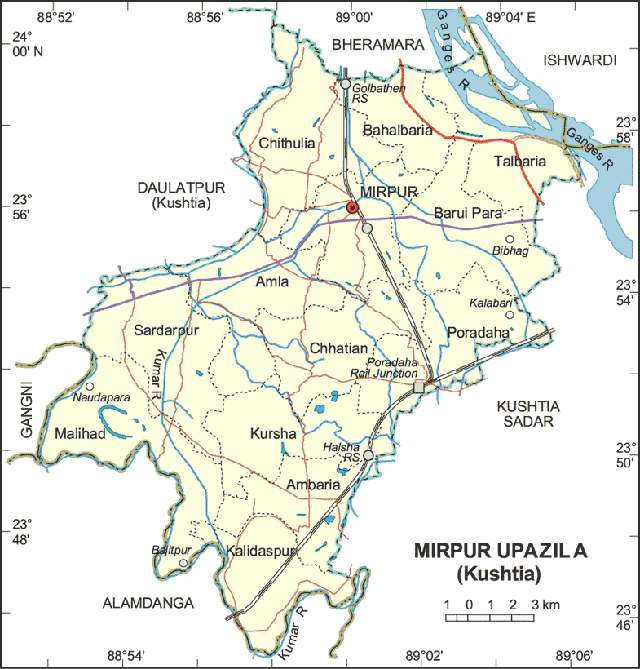 মিরপুর উপজেলার ইউনিয়ন সমূহ