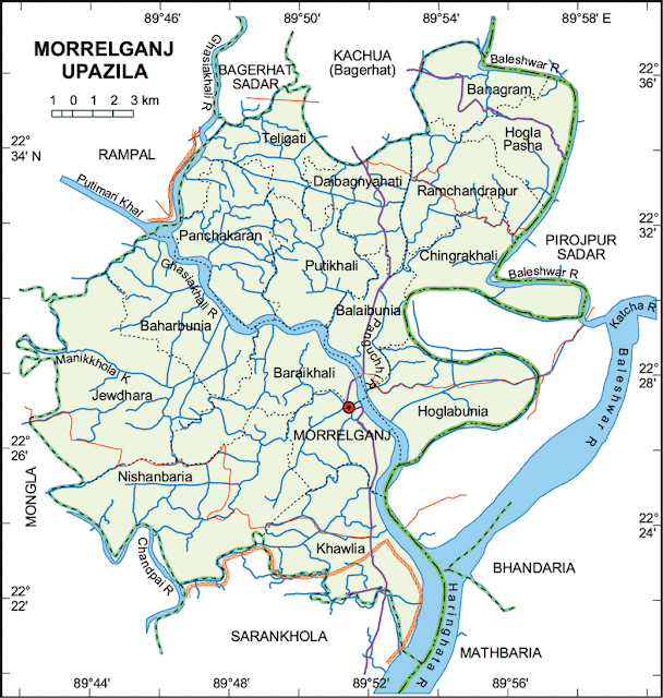 মোড়েলগঞ্জ উপজেলার ইউনিয়ন সমূহ
