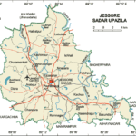 যশোর জেলার মানচিত্র
