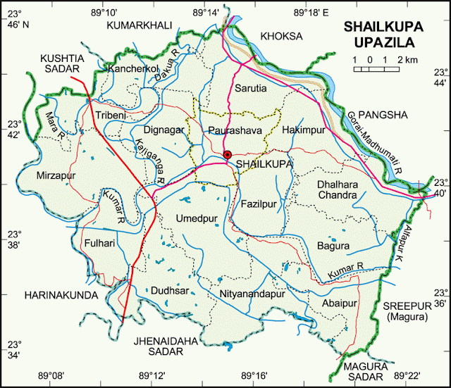 শৈলকুপা উপজেলার ইউনিয়ন সমূহ