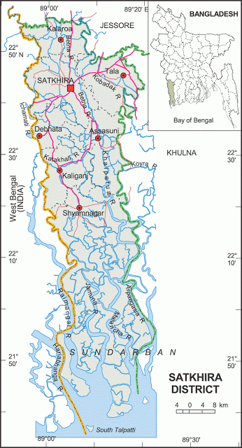 সাতক্ষীরা সদর উপজেলার ইউনিয়ন সমূহ