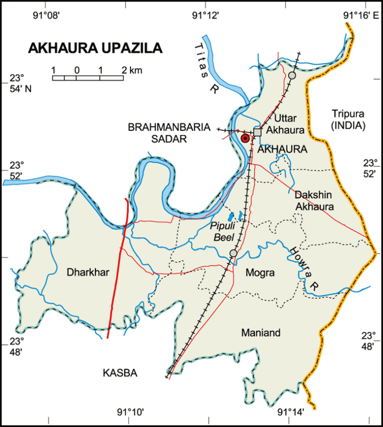 আখাউড়া উপজেলার ইউনিয়ন সমূহ