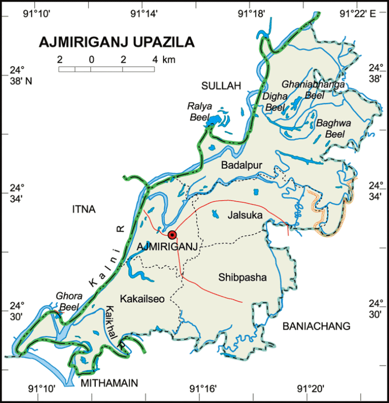 আজমিরীগঞ্জ উপজেলার ইউনিয়ন সমূহ