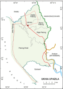 উখিয়া উপজেলার ইউনিয়ন সমূহ