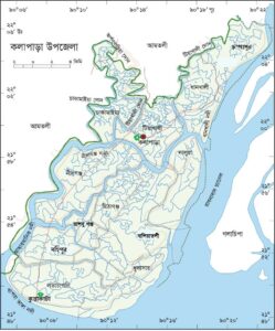কলাপাড়া উপজেলার ইউনিয়ন সমূহ