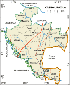 কসবা উপজেলার ইউনিয়ন সমূহ