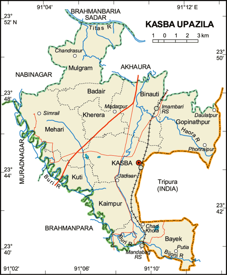 কসবা উপজেলার ইউনিয়ন সমূহ