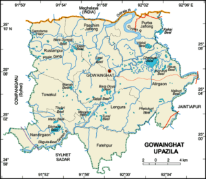 গোয়াইনঘাট উপজেলার ইউনিয়ন সমূহ