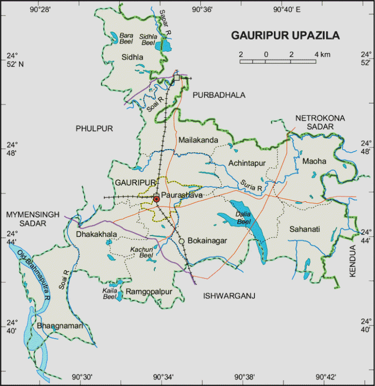 গৌরীপুর উপজেলার ইউনিয়ন সমূহ