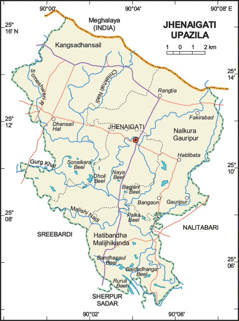 ঝিনাইগাতী উপজেলার ইউনিয়ন সমূহ