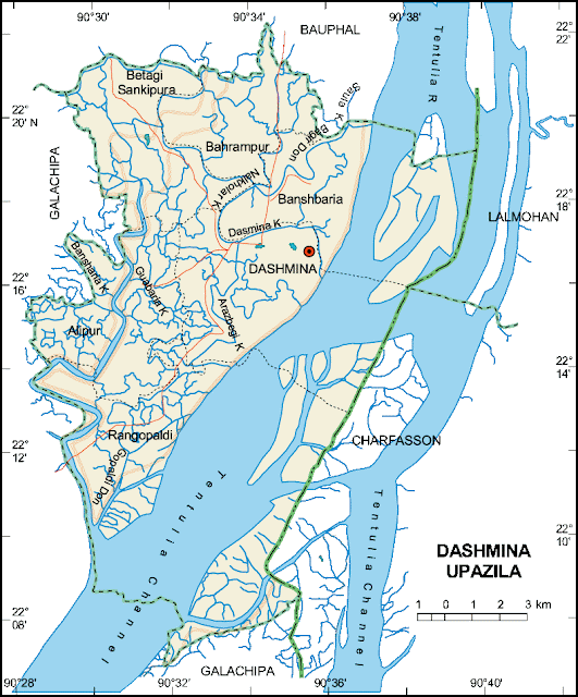 দশমিনা উপজেলার ইউনিয়ন সমূহ