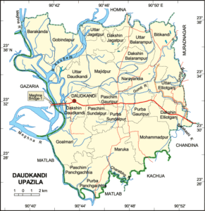 দাউদকান্দি উপজেলার ইউনিয়ন সমূহ