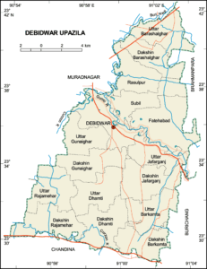 দেবিদ্বার উপজেলার ইউনিয়ন সমূহ