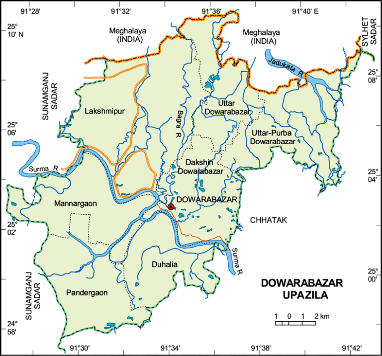 দোয়ারাবাজার উপজেলার ইউনিয়ন সমূহ
