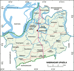 নবীনগর উপজেলার ইউনিয়ন সমূহ