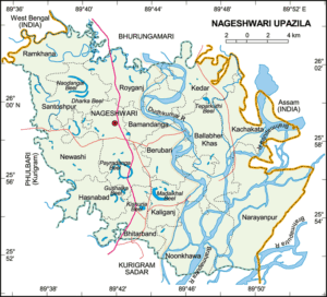 নাগেশ্বরী উপজেলার ইউনিয়ন সমূহ
