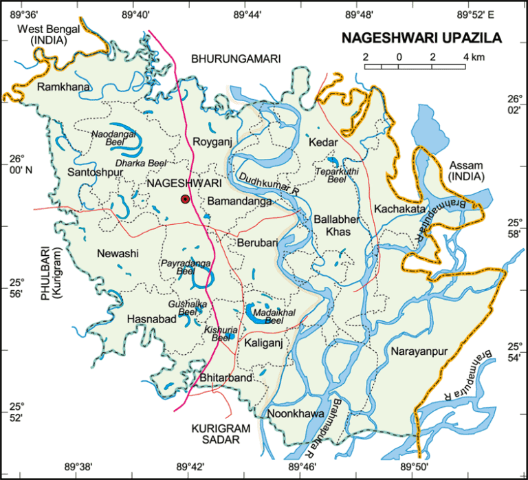 নাগেশ্বরী উপজেলার ইউনিয়ন সমূহ