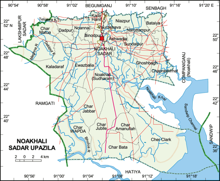 নোয়াখালী সদর উপজেলার ইউনিয়ন সমূহ