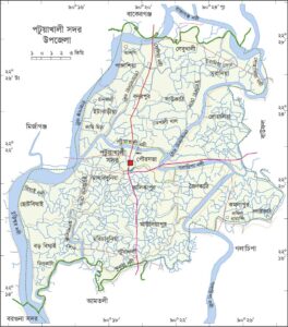 পটুয়াখালী সদর উপজেলার ইউনিয়ন সমূহ