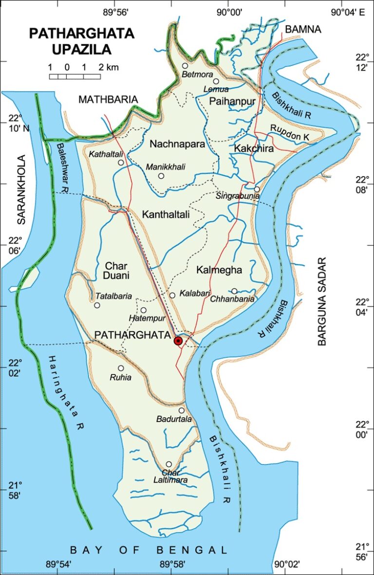 পাথরঘাটা উপজেলার ইউনিয়ন সমূহ