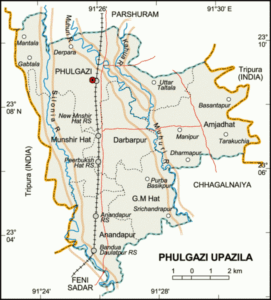 ফুলগাজী উপজেলার ইউনিয়ন সমূহ