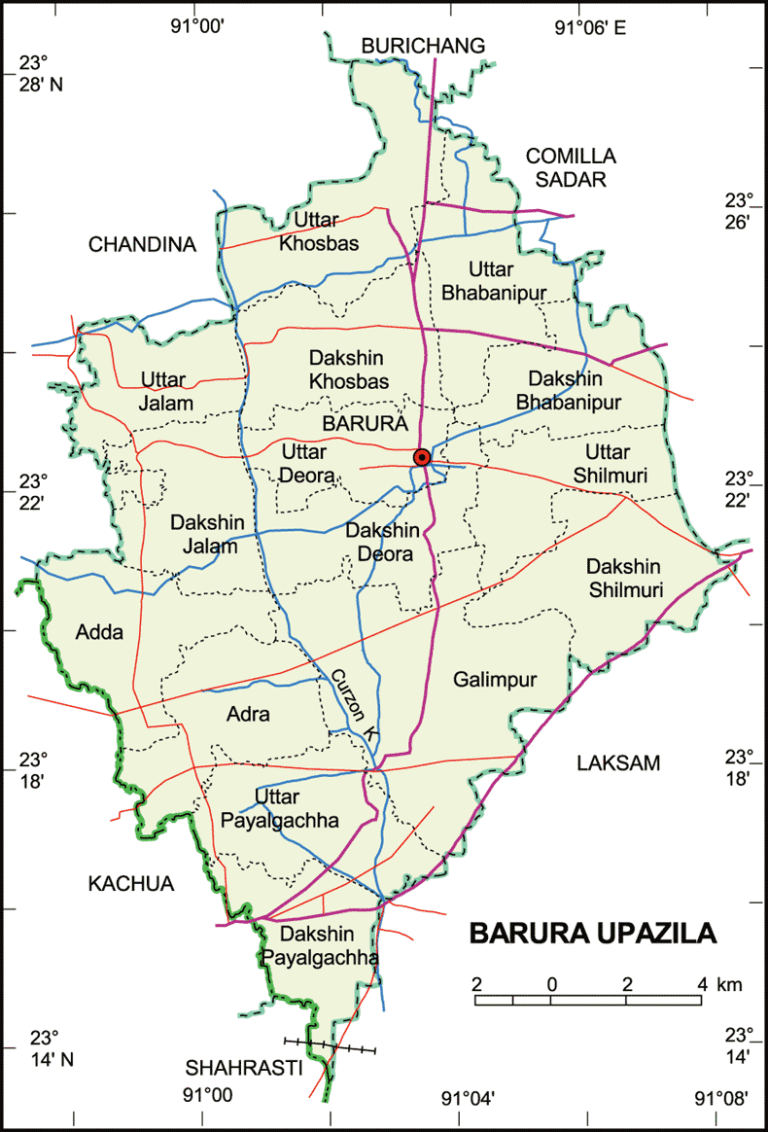 বরুড়া উপজেলার ইউনিয়ন সমূহ