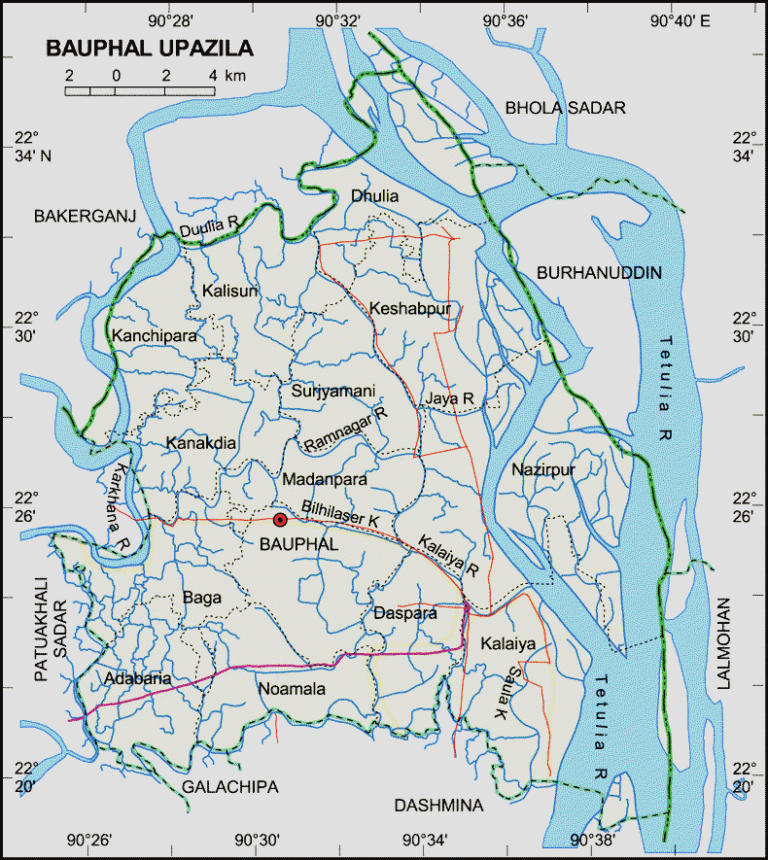 বাউফল উপজেলার ইউনিয়ন সমূহ