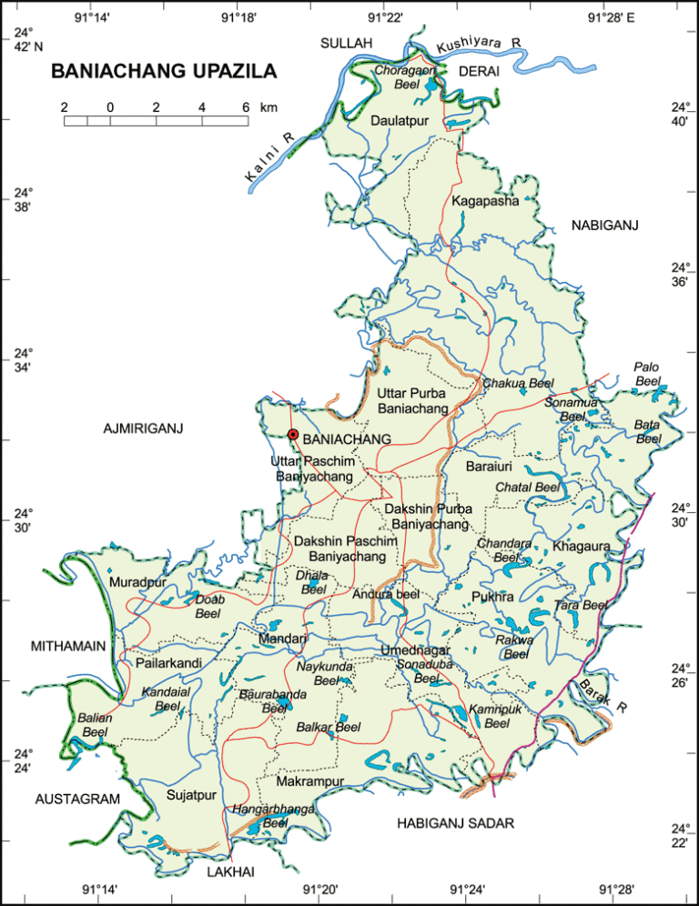 বানিয়াচং উপজেলার ইউনিয়ন সমূহ
