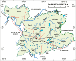 বারহাট্টা উপজেলার ইউনিয়ন সমূহ