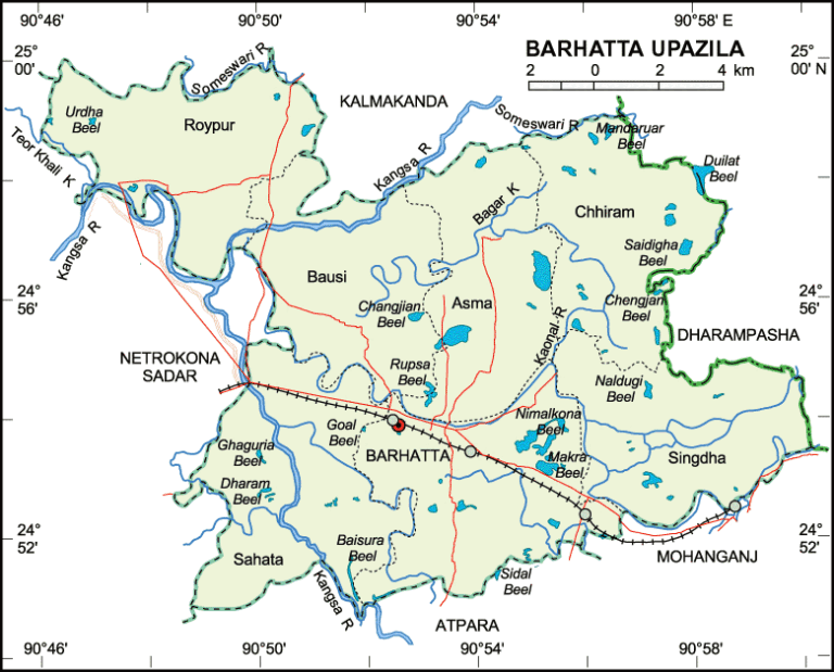 বারহাট্টা উপজেলার ইউনিয়ন সমূহ