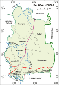 বাহুবল উপজেলার ইউনিয়ন সমূহ