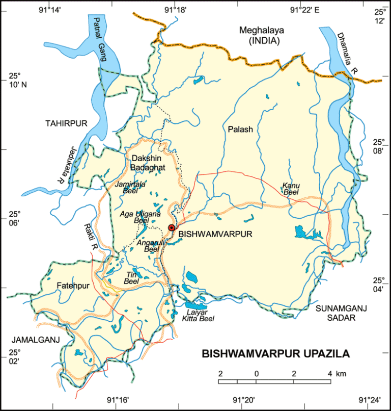 বিশ্বম্ভরপুর উপজেলার ইউনিয়ন সমূহ