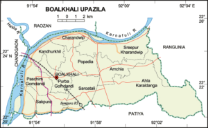 বোয়ালখালী উপজেলার ইউনিয়ন সমূহ