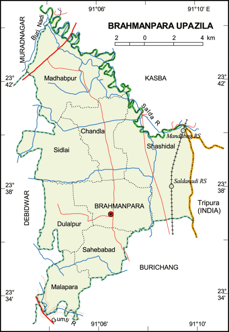 ব্রাহ্মণপাড়া উপজেলার ইউনিয়ন সমূহ