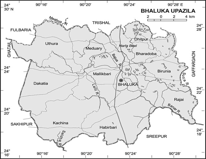 ভালুকা উপজেলার ইউনিয়ন সমূহ