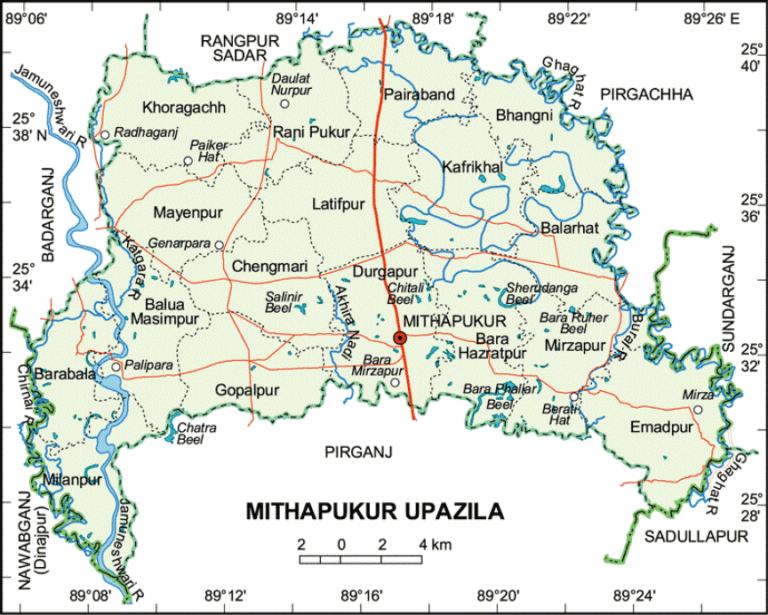মিঠাপুকুর উপজেলার ইউনিয়ন সমূহ