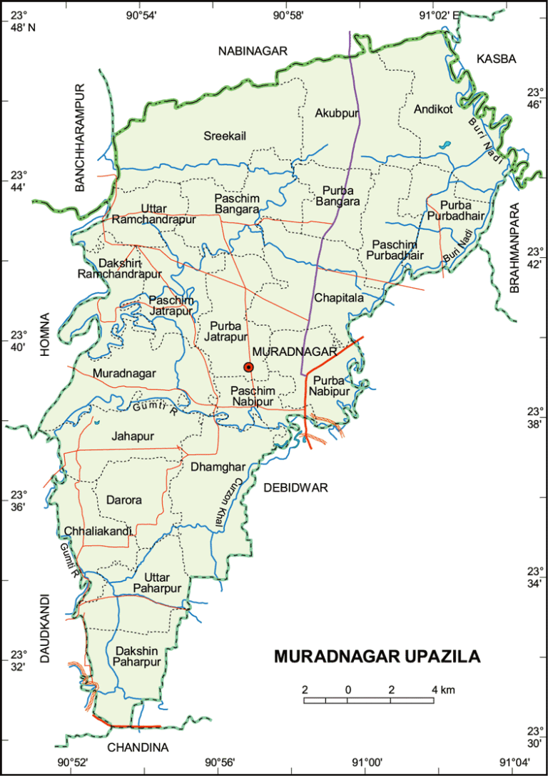 মুরাদনগর উপজেলার ইউনিয়ন সমূহ