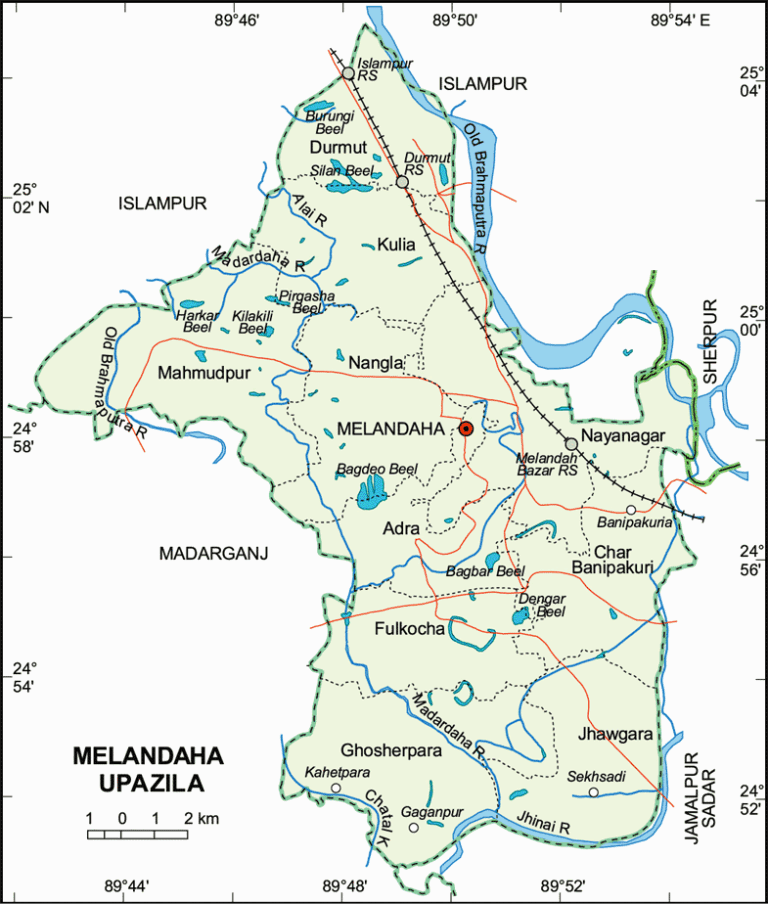 মেলান্দহ উপজেলার ইউনিয়ন সমূহ