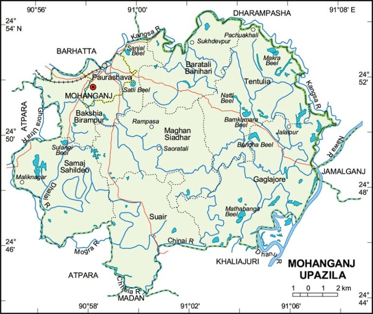 মোহনগঞ্জ উপজেলার ইউনিয়ন সমূহ