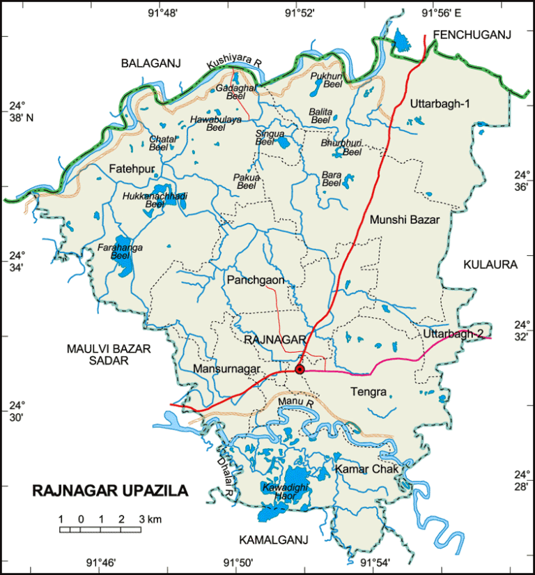 রাজনগর উপজেলার ইউনিয়ন সমূহ